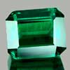 2.22 Ct. VVS Octagon Green Emerald Created Russia