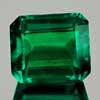 1.86 Ct. VVS Octagon Green Emerald Created Russia