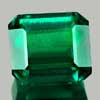2.07 Ct. VVS Octagon Green Emerald Created Russia