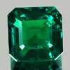 1.35 Ct. VVS Octagon Green Emerald Created Russia