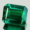 1.97 Ct. VVS Octagon Green Emerald Created Russia