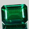 1.52 Ct. VVS Octagon Green Emerald Created Russia