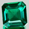 1.62 Ct. VVS Octagon Green Emerald Created Russia