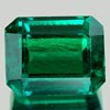 1.94 Ct. VVS Octagon Green Emerald Created Gem Russia
