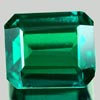 1.76 Ct. VVS Octagon Green Emerald Created Russia