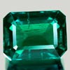 1.77 Ct. Vivid Octagon Shape Green Emerald Created Unheated