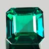 2.39 Ct. VVS Octagon Green Emerald Created Gem Russia