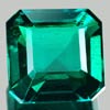2.29 Ct. VVS Octagon Green Emerald Created Gem Russia