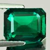 2.26 Ct. VVS Octagon Green Emerald Created Russia 2.26 Ct. VVS Octagon Green Emerald Created Russia