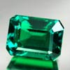 1.90 Ct. VVS Octagon Green Emerald Created Russia 1.90 Ct. VVS Octagon Green Emerald Created Russia