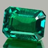 1.65 Ct. VVS Octagon Green Emerald Created Russia 1.65 Ct. VVS Octagon Green Emerald Created Russia