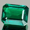 2.32 Ct. VVS Octagon Green Emerald Created Russia 2.32 Ct. VVS Octagon Green Emerald Created Russia