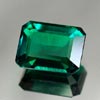 2.17 Ct. VVS Octagon Green Emerald Created Russia 2.17 Ct. VVS Octagon Green Emerald Created Russia
