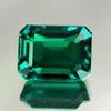1.93 Ct. VVS Octagon Green Emerald Created Russia 1.93 Ct. VVS Octagon Green Emerald Created Russia