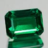 1.76 Ct. VVS Octagon Green Emerald Created Russia 1.76 Ct. VVS Octagon Green Emerald Created Russia