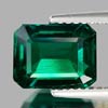 2.39 Ct. VVS Octagon Green Emerald Created Russia 2.39 Ct. VVS Octagon Green Emerald Created Russia