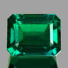 2.96 Ct. VVS Octagon Green Emerald Created Russia 2.96 Ct. VVS Octagon Green Emerald Created Russia