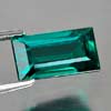 1.65 Ct. VVS Baguette Green Emerald Created Russia 1.65 Ct. VVS Baguette Green Emerald Created Russia