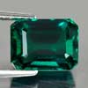 2.90 Ct. VVS Octagon Green Emerald Created Russia 2.90 Ct. VVS Octagon Green Emerald Created Russia