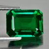 2.22 Ct. VVS Octagon Green Emerald Created Russia 2.22 Ct. VVS Octagon Green Emerald Created Russia