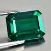 2.21 Ct. VVS Octagon Green Emerald Created Russia 2.21 Ct. VVS Octagon Green Emerald Created Russia