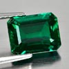 2.54 Ct. VVS Octagon Green Emerald Created Gem Russia 2.54 Ct. VVS Octagon Green Emerald Created Gem Russia