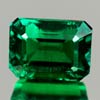 1.23 Ct. Beautiful Octagon Cut Green Emerald Created Unheated 1.23 Ct. Beautiful Octagon Cut Green Emerald Created Unheated