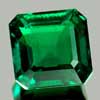 1.91 Ct. Octagon Green Emerald Created Unheated 1.91 Ct. Octagon Green Emerald Created Unheated