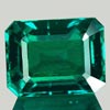 2.49 Ct. Octagon Cut Green Emerald Created Unheated 2.49 Ct. Octagon Cut Green Emerald Created Unheated