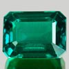 1.73 Ct. Octagon Green Emerald Created Unheated 1.73 Ct. Octagon Green Emerald Created Unheated