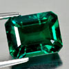2.76 Ct. Octagon Shape Green Emerald Created Russia