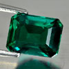 1.67 Ct. Octagon Shape Green Emerald Created Russia