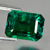 1.71 Ct. Octagon Shape Green Emerald Created Russia