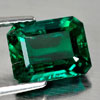 2.31 Ct. Vivid Green Emerald Created Octagon Cut Unheated
