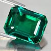 2.39 Ct. Alluring Green Emerald Created Octagon Cut Unheated
