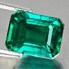 1.87 Ct. Attractive Octagon Cut Green Emerald Created Unheated 1.87 Ct. Attractive Octagon Cut Green Emerald Created Unheated