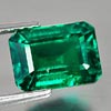 1.75 Ct. Attractive Green Emerald Created Octagon Cut Unheated 1.75 Ct. Attractive Green Emerald Created Octagon Cut Unheated