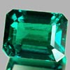 1.90 Ct. Octagon Green Emerald Created Gem Unheated 1.90 Ct. Octagon Green Emerald Created Gem Unheated