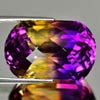 Unheated 28.50 Ct. Clean Hydrothermal Bi Color Ametrine