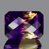 30.42 Ct. Clean Octagon Checkerboard Bi Color Ametrine