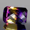 32.86 Ct. Clean Hydrothermal Bi Color Ametrine Octagon Checkerboard Unheated