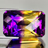 Unheated 27.20 Ct. Clean Hydrothermal Bi Color Ametrine