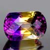 28.57 Ct. Clean Hydrothermal Bi Color Ametrine Unheated