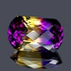 29.87 Ct. Clean Cushion Checkerboard Bi Color Ametrine
