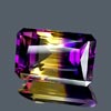 31.25 Ct. Clean Hydrothermal Bi Color Ametrine Unheated