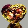 27.65 Ct. Clean Heart Hydrothermal Bi Color Ametrine