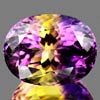 34.05 Ct. Clean Hydrothermal Bi Color Ametrine Oval Shape Unheated