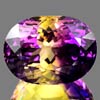 34.94 Ct. Clean Hydrothermal Bi Color Ametrine Unheated