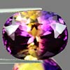 38.58 Ct. Clean Hydrothermal Bi Color Ametrine Unheated