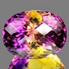 40.97 Ct. Clean Hydrothermal Bi Color Ametrine Unheated